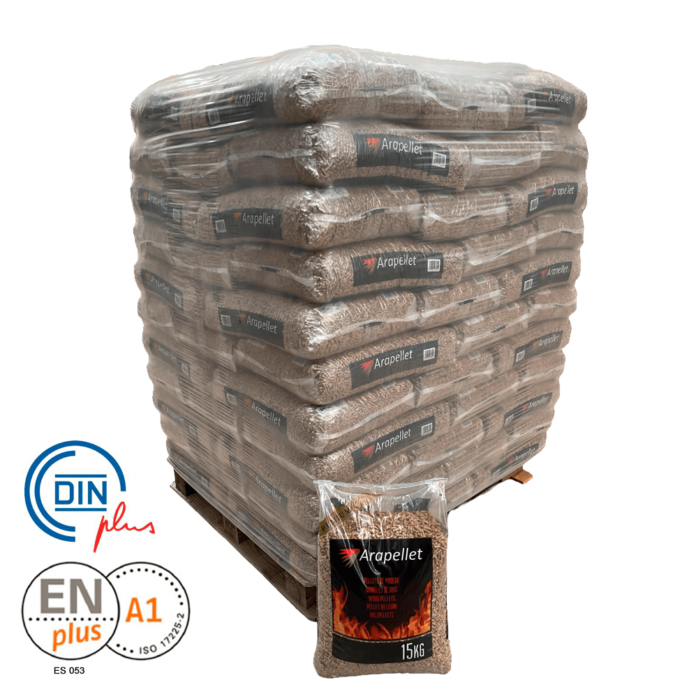 ARAPELLET - Palet de 70 sacos de pellets